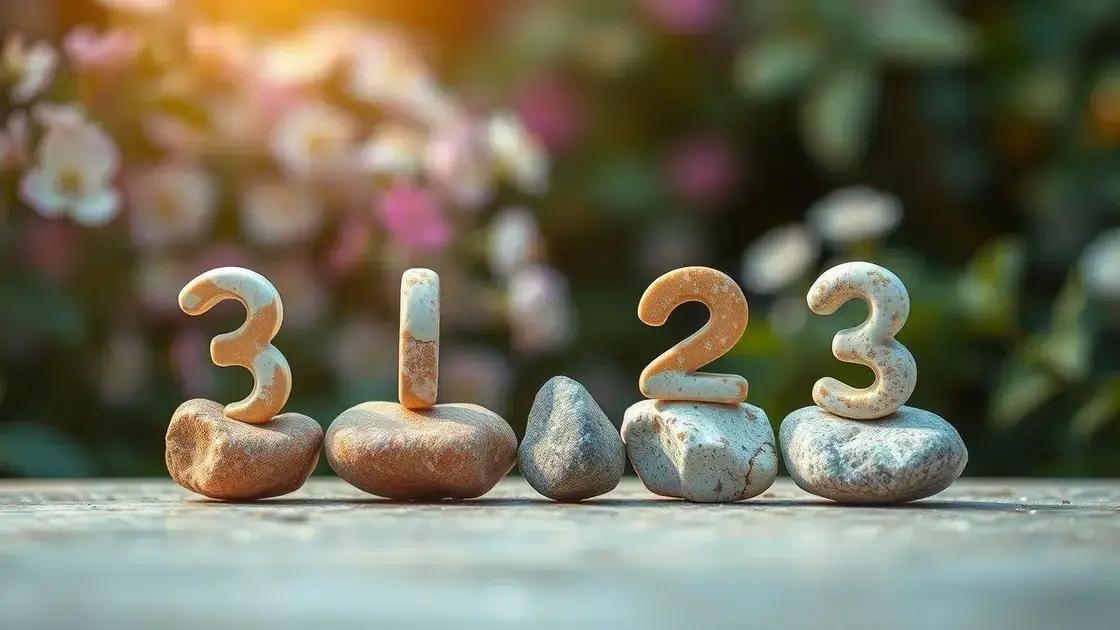 diferenças entre número 3 e outros números mestres
