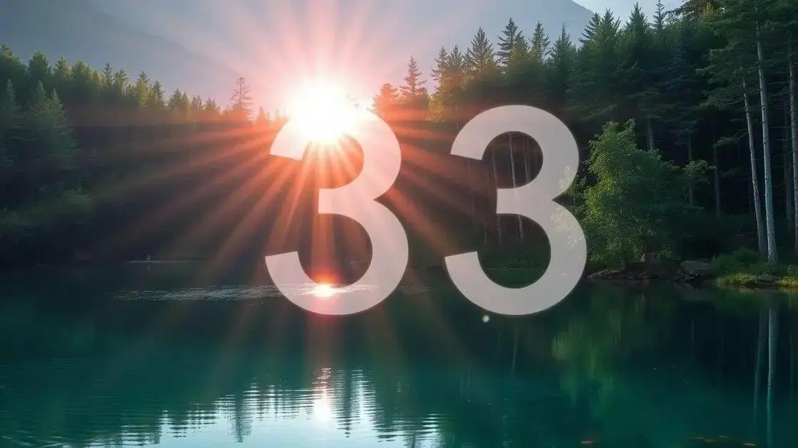 Número 33: significado, interpretação e conexão espiritual revelados