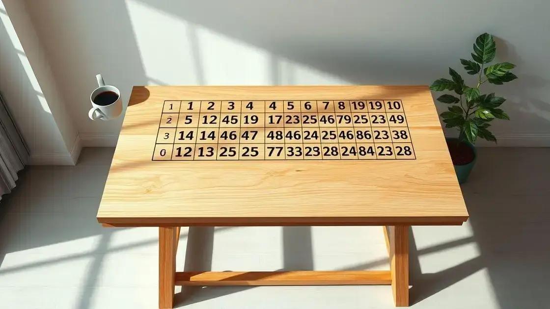 o que é uma tabela numerológica e como funciona o que é uma tabela numerológica e como funciona
