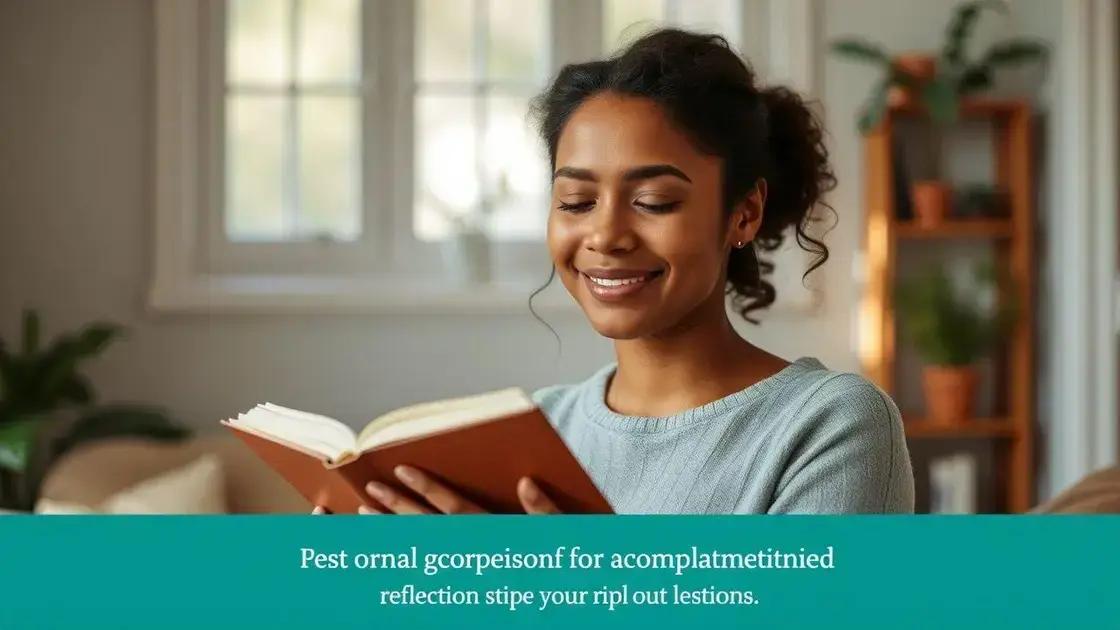 realizações pessoais: como reconhecer e valorizar seus próprios avanços