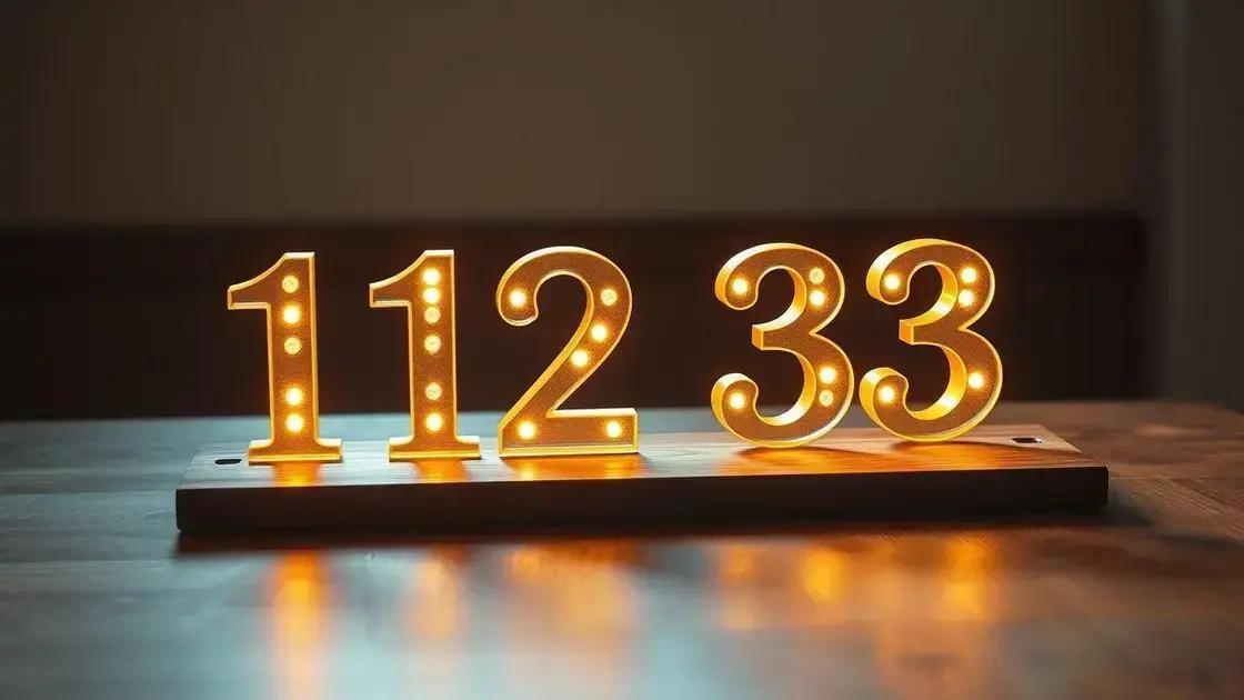 significado dos principais números mestres na numerologia